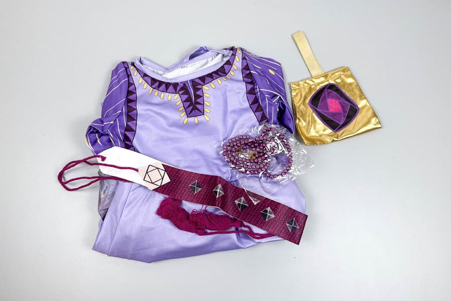 Kinder Kostüm Bright Star \Prinzessin Whish Asha\, Gr. 100